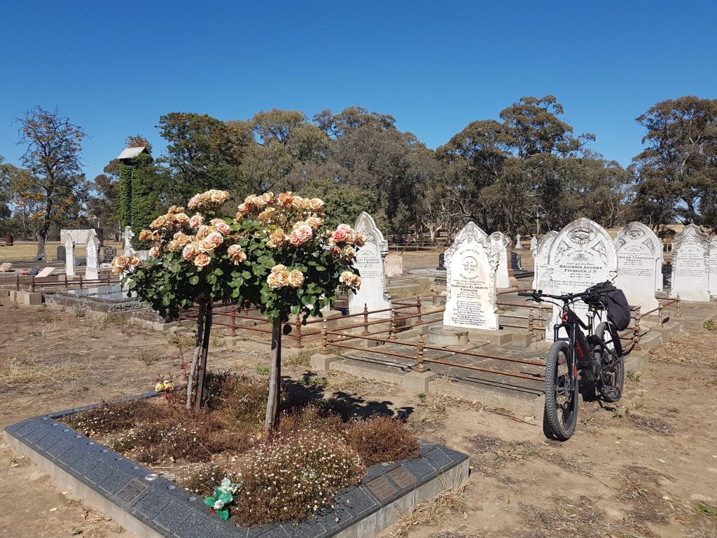 Lavender Cycling Trail (M2C) - Truro to Eden Valley North Rhine St Peter’s Lutheran Church cemetery