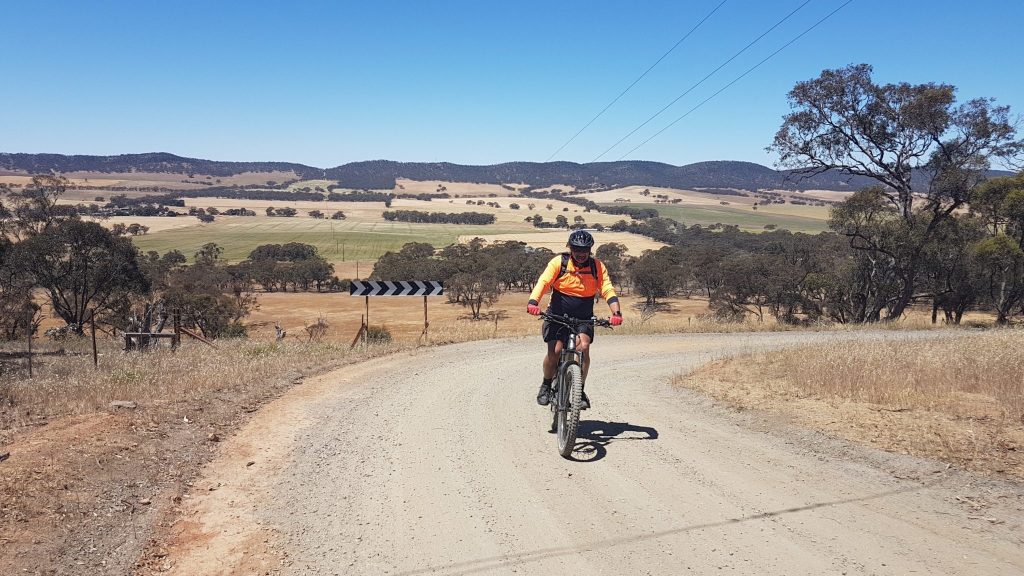 Lavender Cycling Trail (M2C) Waterloo to Eudunda - Ted on Quinns Gap Road