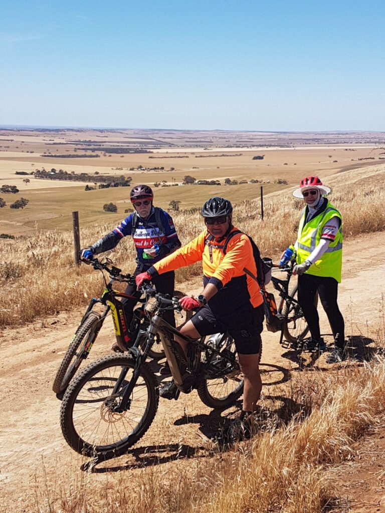 Lavender Cycling Trail (M2C) Waterloo to Eudunda - at Inspiration Point (West of Robertstown)