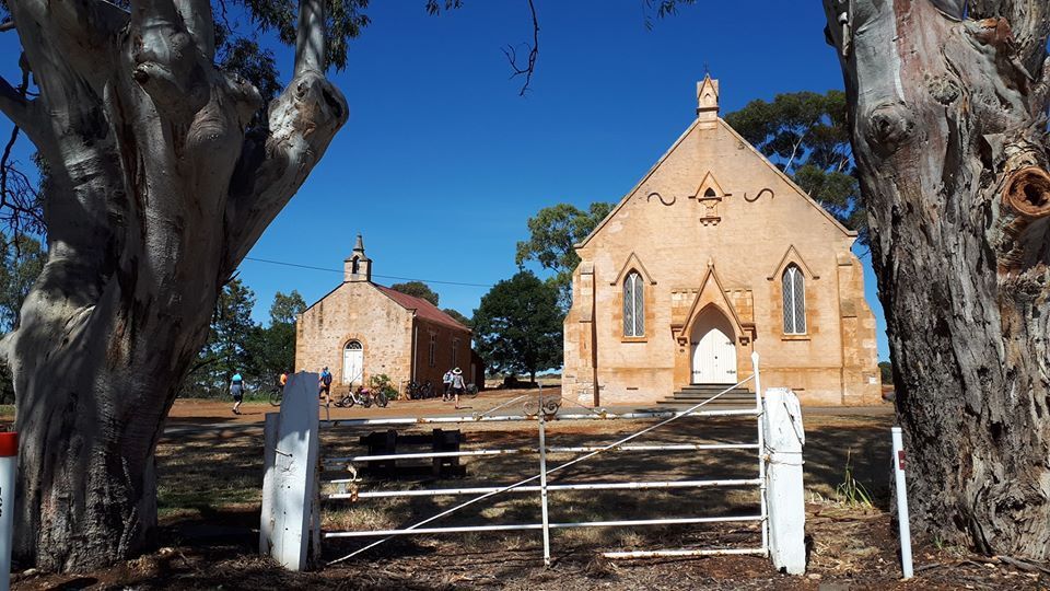 Lavender Cycling Trail (M2C) - Wesleyan Methodist Chapel & Church in Mintaro – photo by Kay Haarsma