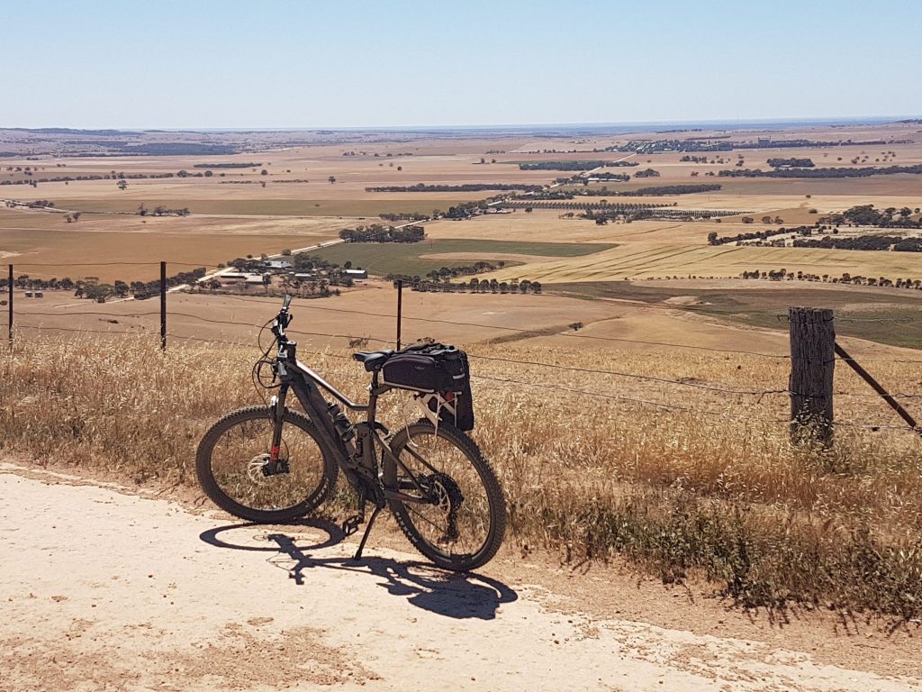 The Lavender Cycling Trail near Inspiration Point (West of Robertstown)