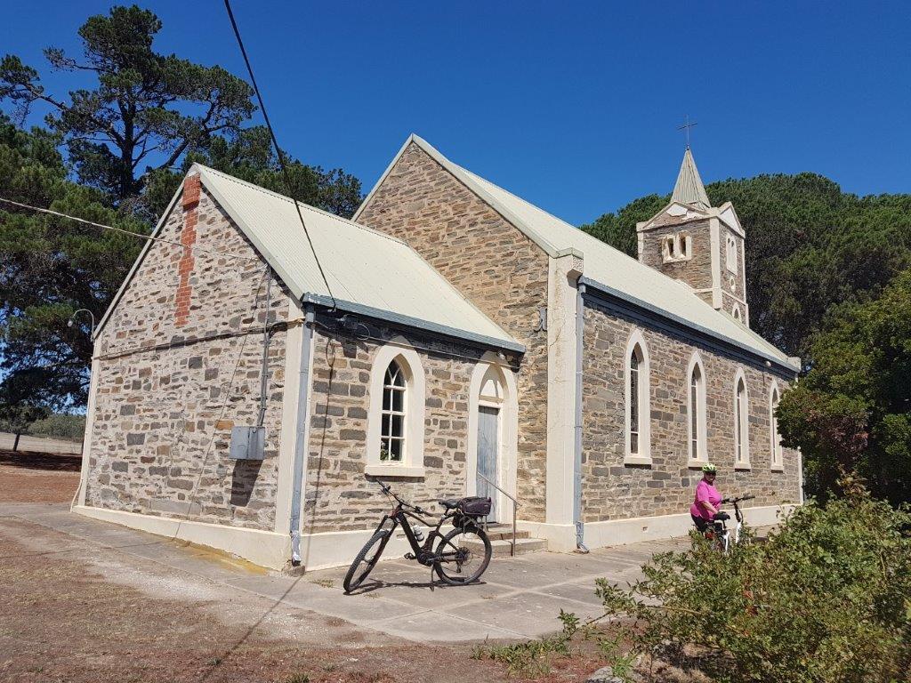 Lavender Cycling Trail (M2C) - Eden Valley to Mount Pleasant - Springton Lutheran Church