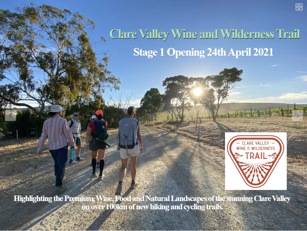 Clare Valley Wine and Wilderness Trail - Stage 1 Opening 24th April 2021