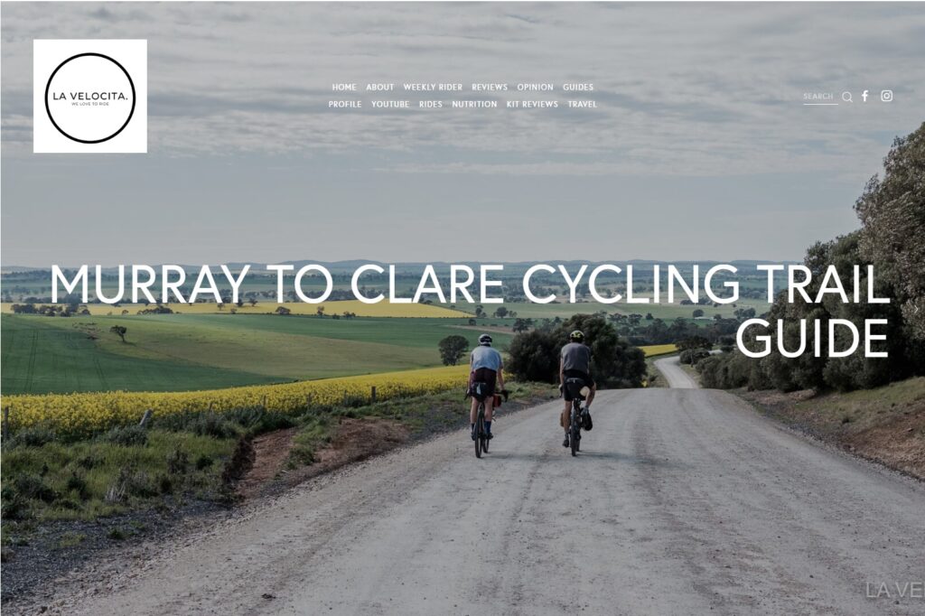 La Velocita - Murray To Clare Cycling Trail Guide (Blog Post Cover)