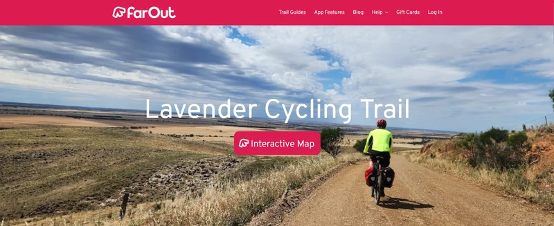 Lavender Cycling Trail on FarOut Guides