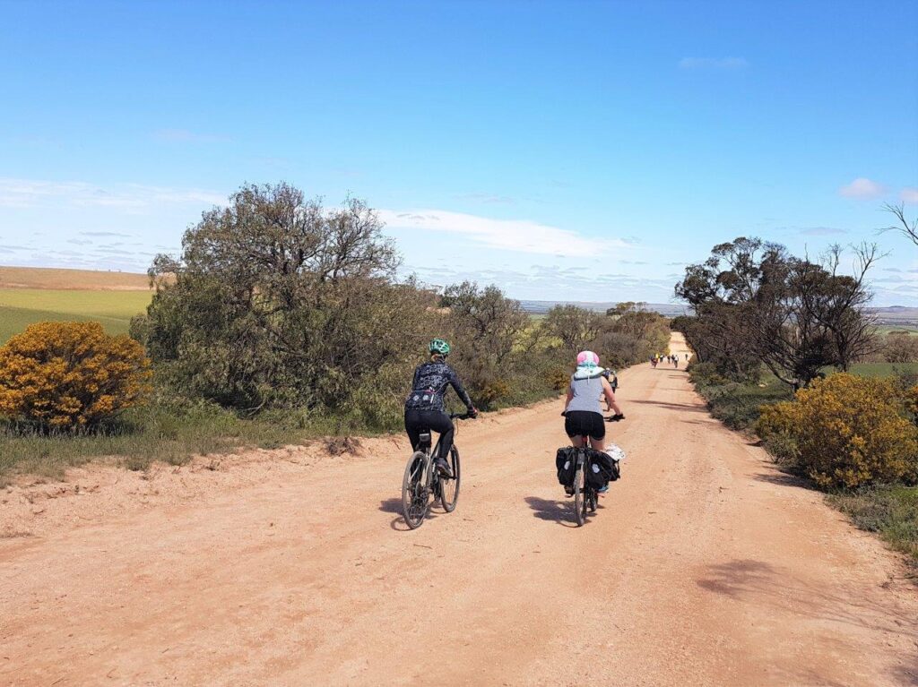 Riding back to Eudunda